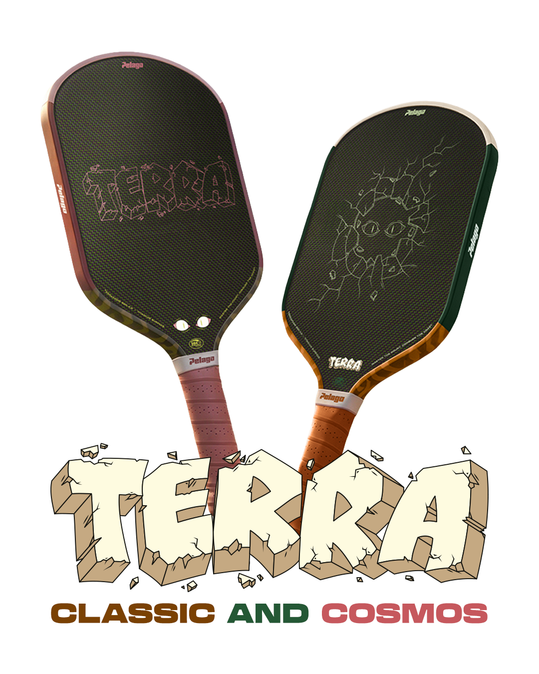 Classic and Cosmos Terra Hybrid Elongated 16mm Terrafoam™ Core Paddle